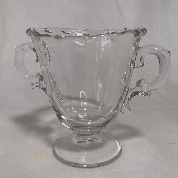 VTG Sugar & Creamer Set, Century by Fostoria Elegant Glass, Beautiful - Picture 3 of 7